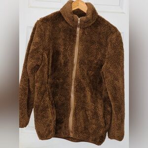 Cozy Brown Women’s Fuzzy Jacket